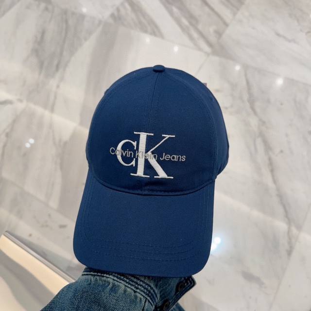 Ck New Arrival Canvas Baseball Cap, Casual And Versatile, Wardrobe Essential