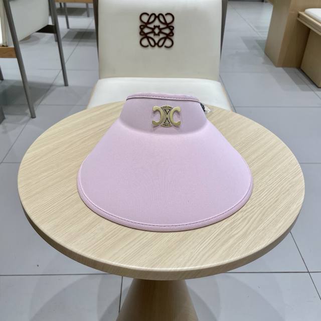 Celine New 2025 Sun-Protective Open-Top Hat For Women, Youthful And Fashionable
