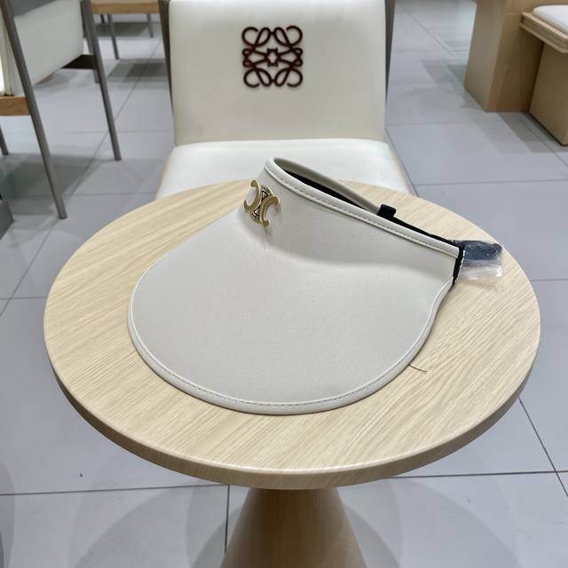 Celine New 2025 Sun-Protective Open-Top Hat For Women, Youthful And Fashionable