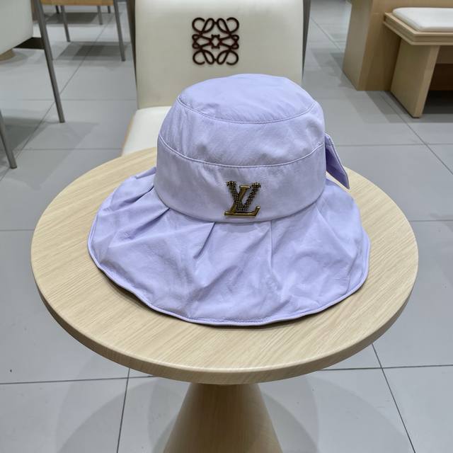 Lv Louis Vuitton Bow Fisherman's Hat, Elegant And Sophisticated Design, Head Cir