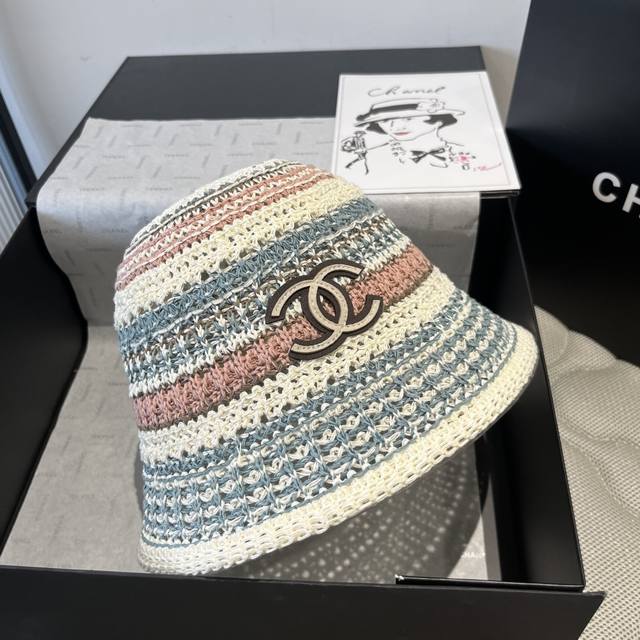 Chanel Knitted Fisherman's Hat, Head Circumference 57 Cm