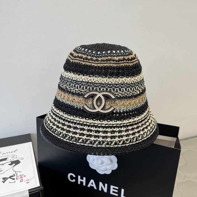 Chanel Knitted Fisherman's Hat, Head Circumference 57Cm