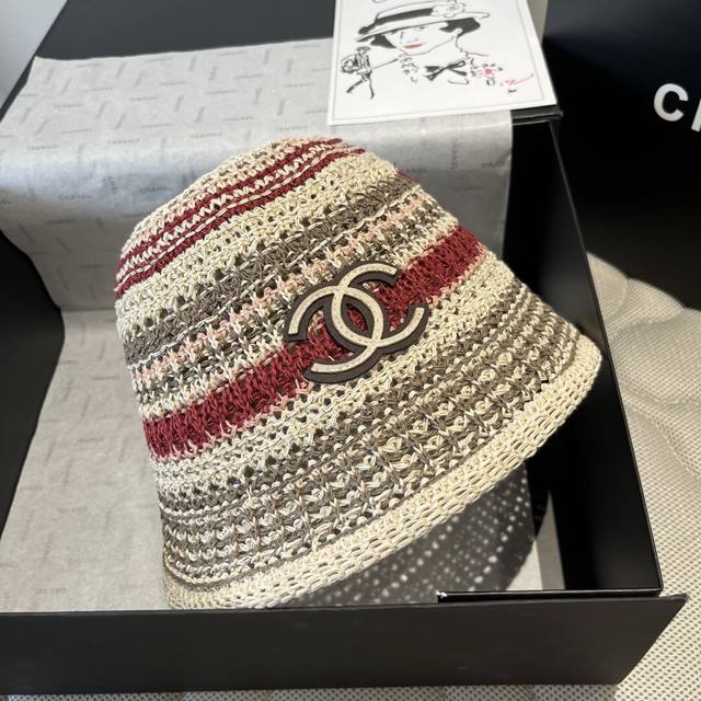 Chanel Knitted Fisherman's Hat, Head Circumference 57Cm