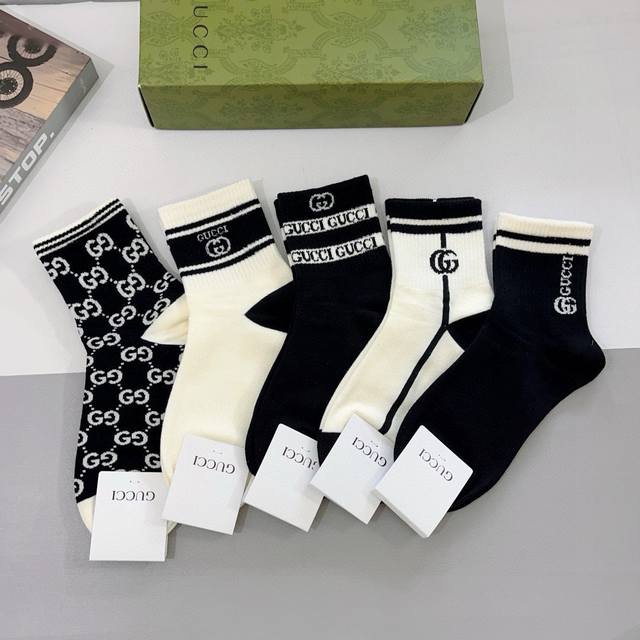 With Packaging, 5 Pairs Per Box. Gucci, The Hottest Item On Instagram, Unisex So