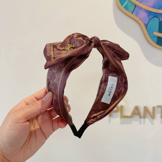 With Packaging Celine New Wide Headband, Comfortable To Wear With No Pressure, P