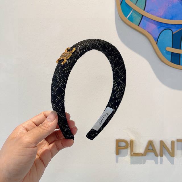 Packaging Celine Korean-Style New Fresh Letter Hairband, Comfortable To Wear, Mu