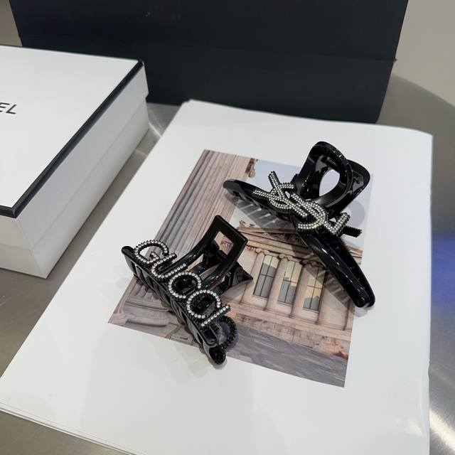 With Packaging Box Ysl Saint Laurent New Grab Clip, Elegant And Stylish, Fashion