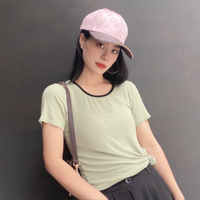 Lv Louis Vuitton, Classic Original Baseball Cap, Lv Genuine Leather Embossed, A
