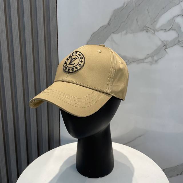 Lv Louis Vuitton Baseball Cap, Popular In Stores, 100% Cotton Lining, Lightweigh