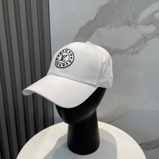 Lv Louis Vuitton Baseball Cap, Popular In Stores, 100% Cotton Lining, Lightweigh