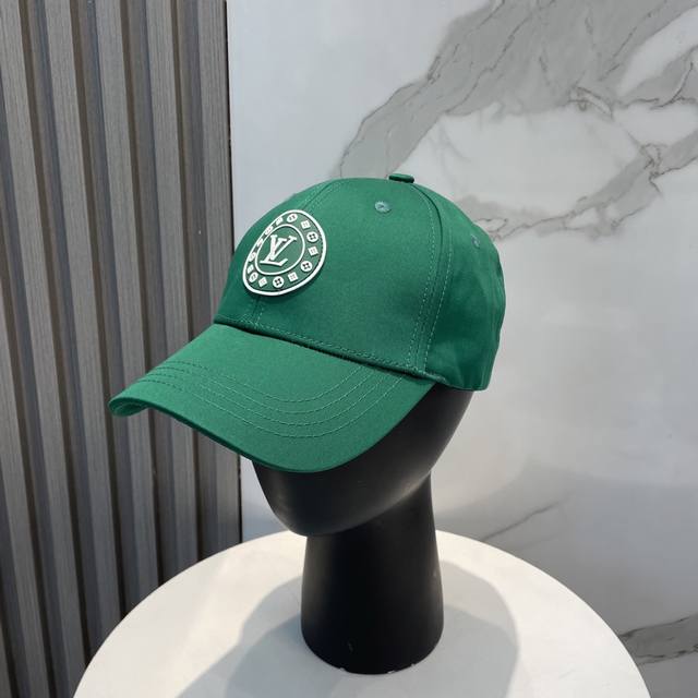Lv Louis Vuitton Baseball Cap, Best-Selling Model From The Boutique, Made Of Pur