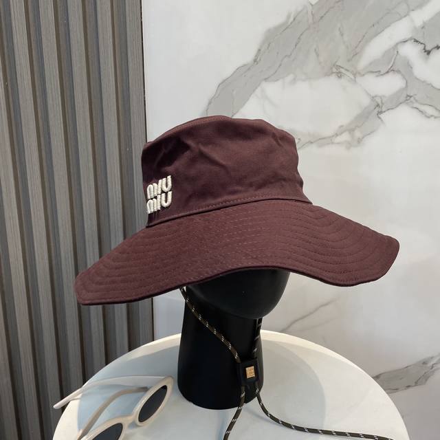Miu Miu New Fisherman's Hat | Large Brim ~ Increased Sun Protection Quality And