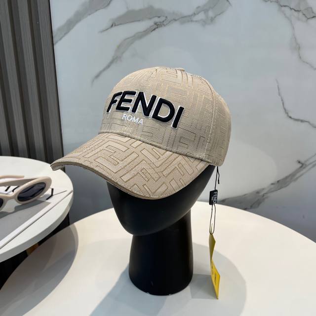 Fendi Vintage Series Baseball Cap Classic Ff Vintage Single Item, Stylish And Ve