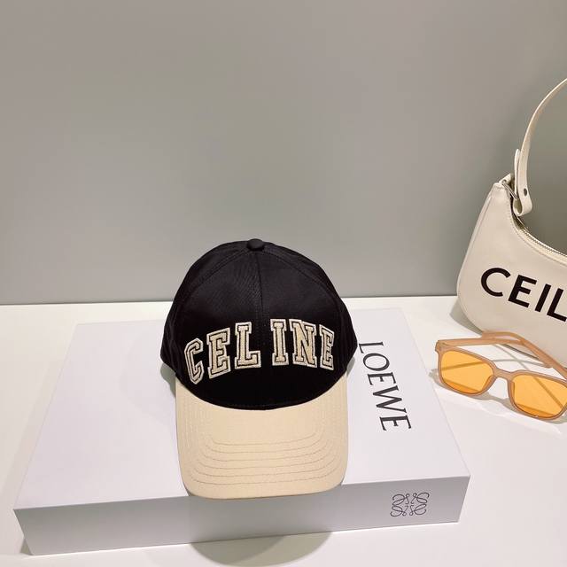 Celin* Ss New Embroidered Logo Baseball Cap, Cap Shape Custom-Made To Order. Dif