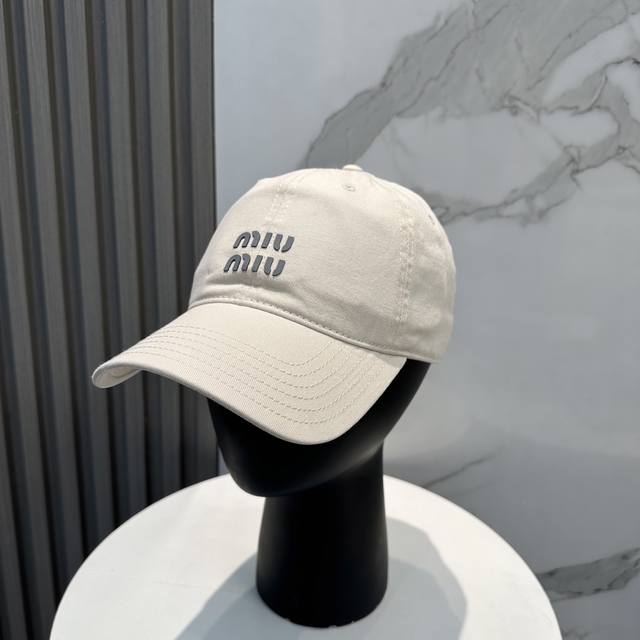 Miumiu Miu Miu New Candy Color Series Simple Baseball Cap - The Hottest Color Sc
