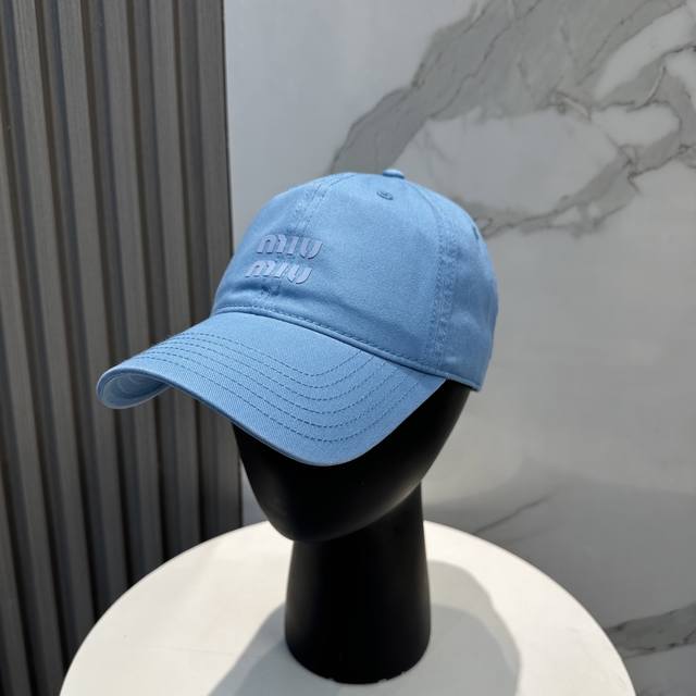 Miumiu Miu Miu New Candy Color Series Simple Baseball Cap - The Hottest Color Sc