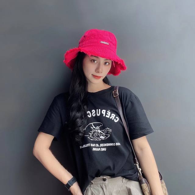 Jacquemus Pink Fisherman's Hat - A Must-Have Item! Also Available In A Versatile