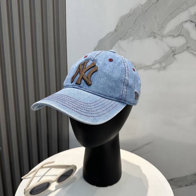 Ny New Denim Baseball Cap, Denim Baseball Cap, Versatile And Easy To Match, Can