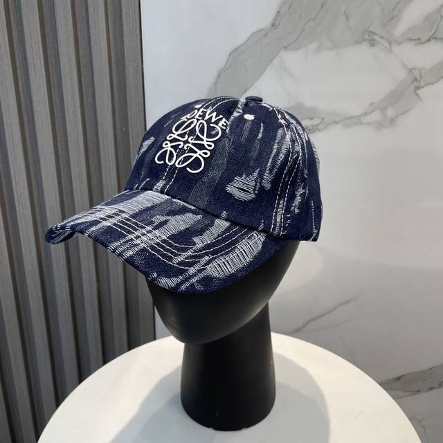 Loewe New Washed Denim Baseball Cap Newly Launched Washed Denim Series, Casual A