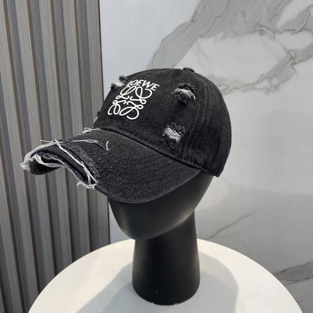 Loewe New Washed Denim Baseball Cap Newly Launched Washed Denim Series, Casual A
