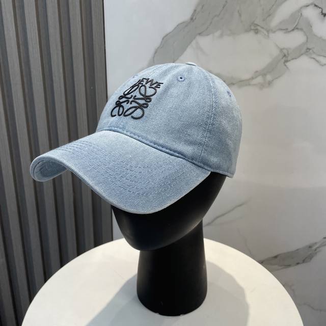Loewe New Washed Denim Baseball Cap Newly Launched Washed Denim Series, Casual A