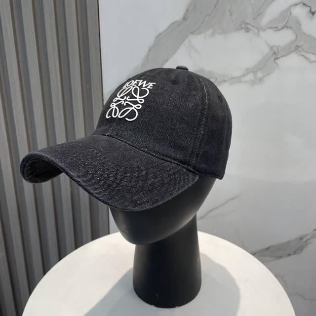 Loewe New Washed Denim Baseball Cap Newly Launched Washed Denim Series, Casual A