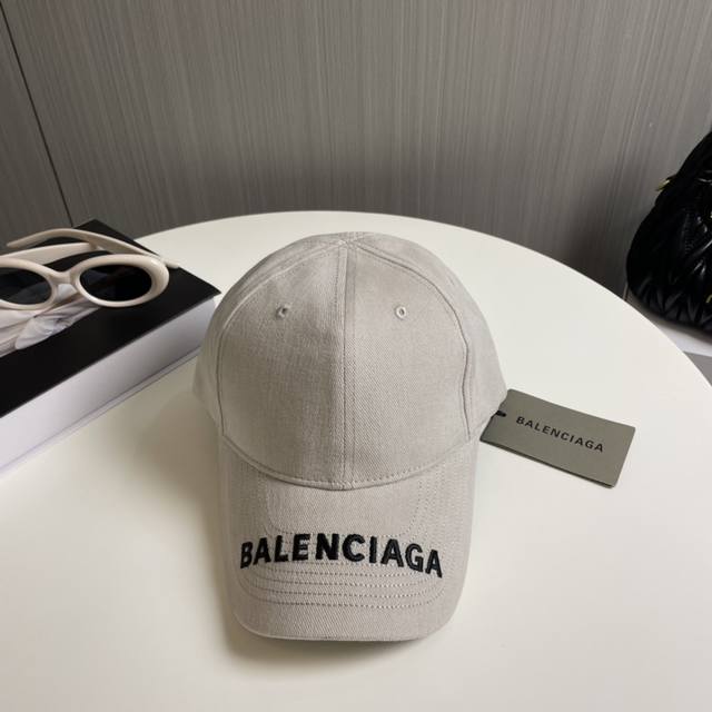 Balenciaga High-End Embroidered Original Baseball Cap, Excellent Quality, Casual