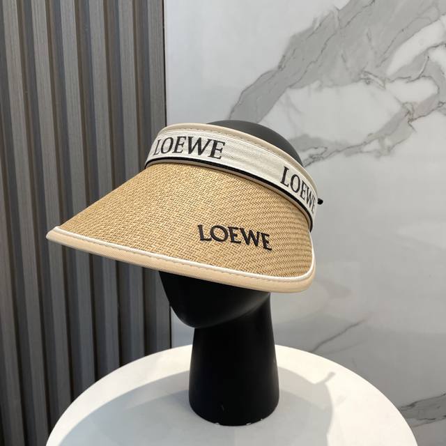 Loewe New Model Open-Top Hat, Sun Hat, Open-Top Design, Fashionable Hat Shape, C