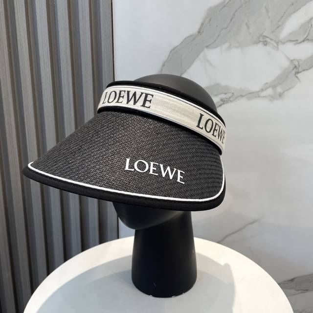 Loewe New Model Open-Top Hat, Sun Hat, Open-Top Design, Fashionable Hat Shape, C