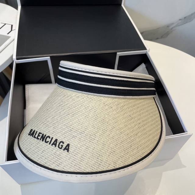 Balenciaga Paris New Open-Top Hat, Sun Hat, Open-Top Design, Fashionable And Cas