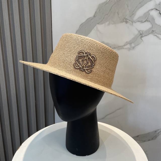 Loewe 2025 New Raffia Straw Hat, Hand-Knitted, Extremely Limited Production, Met