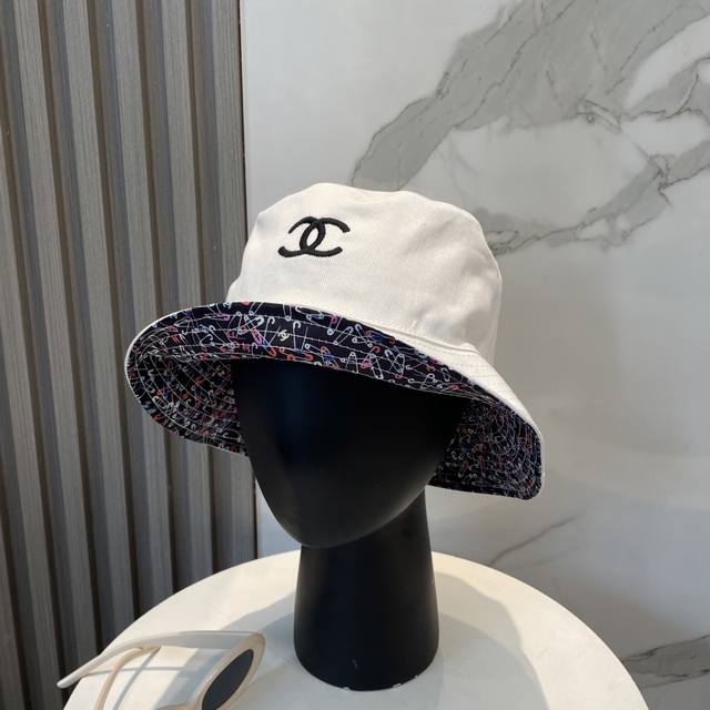Chanel Chanel Official Store New Arrival Double-Sided Embroidered Fisherman's Ha