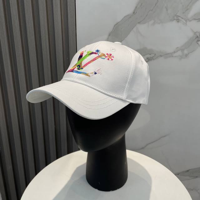 Lv Louis Vuitton Official High-End Version, Classic Baseball Cap, Suitable For A
