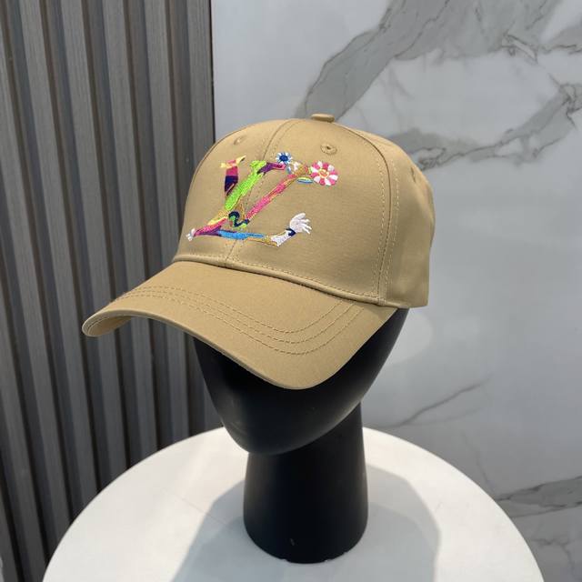 Lv Louis Vuitton Official High-End Version, Classic Baseball Cap, Suitable For A