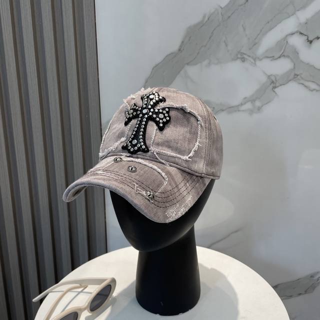 Croxin 2025 New Baseball Cap, Unique And Fashionable Classic Cross Emblem, Casua