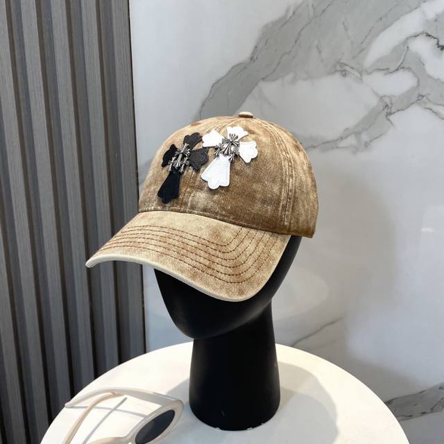 Kroshin 25 New Baseball Cap, Stylish And Classic Cross Logo, Casual With A Cool
