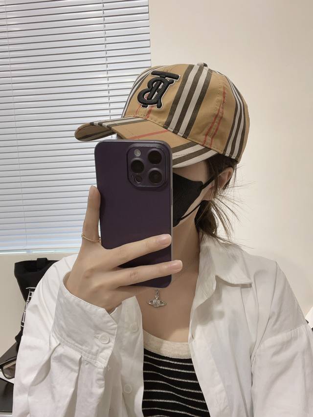 Classic Burberry Baseball Cap, Exquisite Details And Craftsmanship, Super Comfor