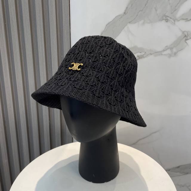 Celine New Knitted Bucket Hat, High-Density Construction, A Super Stylish Knitte