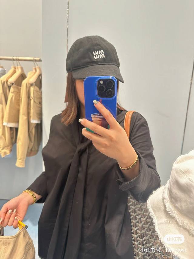 Miu Miu Official Store Canvas Baseball Cap - 1:1 Molded Custom Design, Head Circ