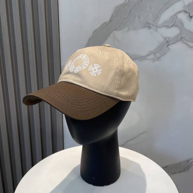 Krosin New Color-Blocked Baseball Cap, Unique And Fashionable Classic Cross Logo
