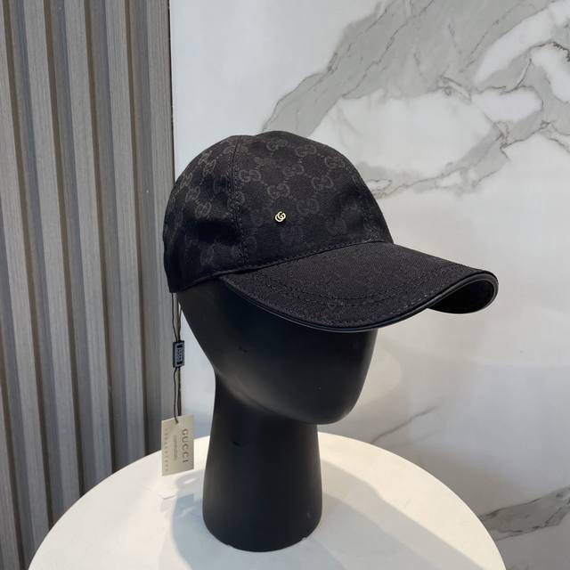 Gucci New Original Baseball Cap, 1:1 Molded Custom-Made, Original Canvas Fabric