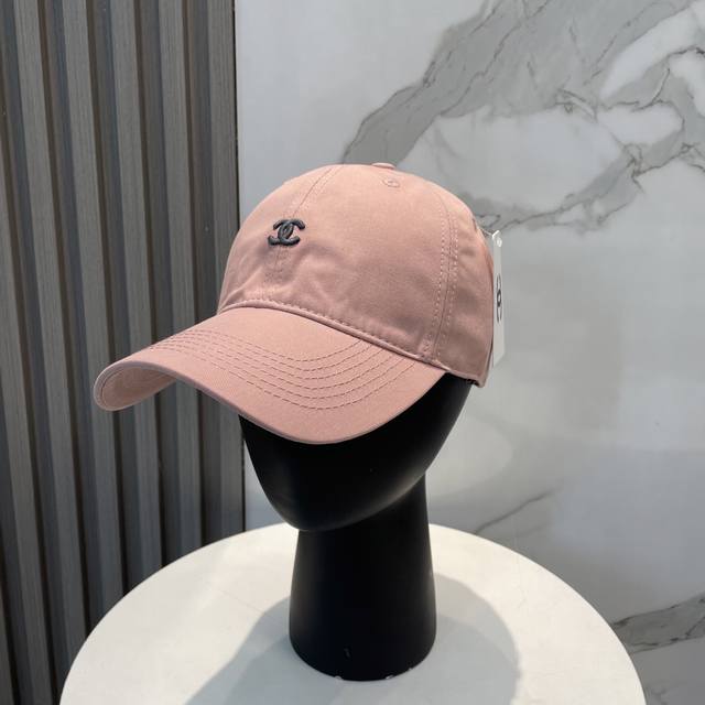 Chanel Chanel New Simple Embroidered Logo Baseball Cap, New Arrival, High-End St