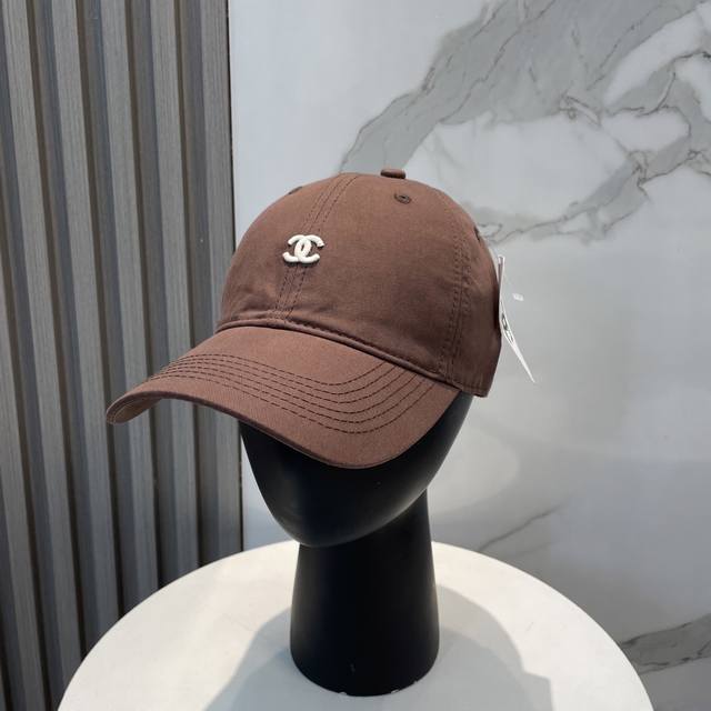 Chanel New Simple Embroidered Logo Baseball Cap, New Arrival, High-End Design, P