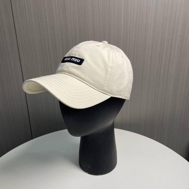 Miumiu New Plain Baseball Cap In The Hottest Color Scheme Right Now Street Style