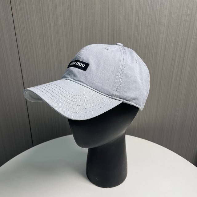 Miumiu New Plain Baseball Cap In The Hottest Color Scheme Right Now Street Style