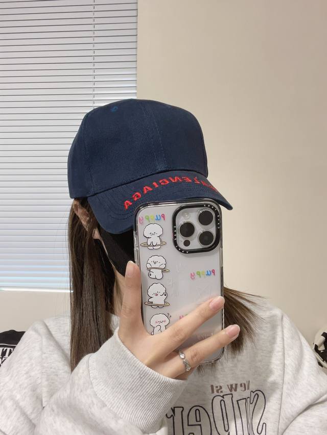 Balenciaga Embroidered Authentic Baseball Cap, Excellent Quality, Casual And Fas
