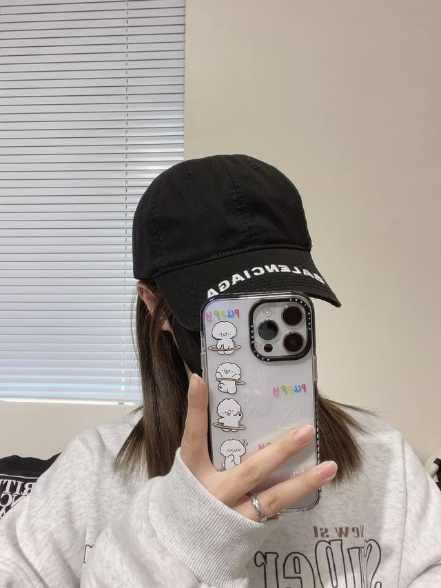 Balenciaga Embroidered Authentic Baseball Cap, Excellent Quality, Casual And Fas