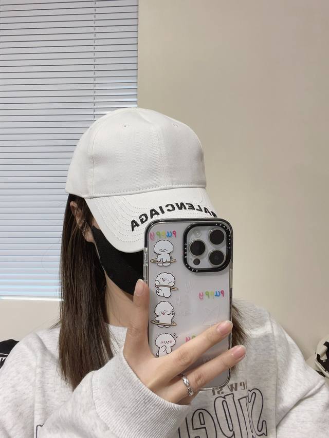 Balenciaga Embroidered Original Baseball Cap, Excellent Quality, Casual And Fash