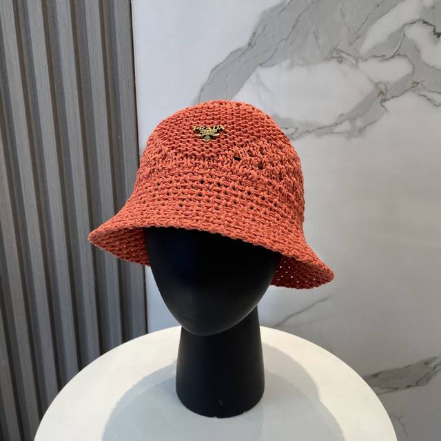Prada New Knit Bucket Hat, High-Density Construction, A Super Stylish Knit Hat!