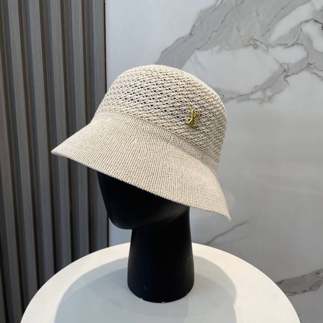 Lv Louis Vuitton New Knit Bucket Hat, High-Density Construction, A Super Stylish